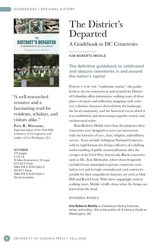 University of Virginia Press Fall 2026 Catalog Weekly Ad December 31, 2025 - December 31, 2026