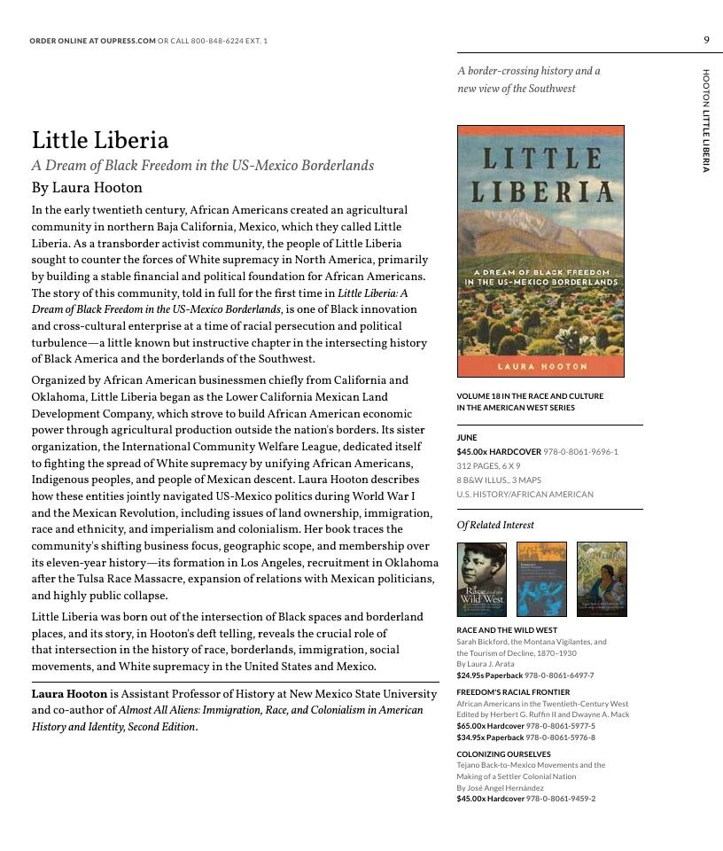 University of Oklahoma Press Fall 2026 Catalog Weekly Ad December 31, 2025 - December 31, 2026