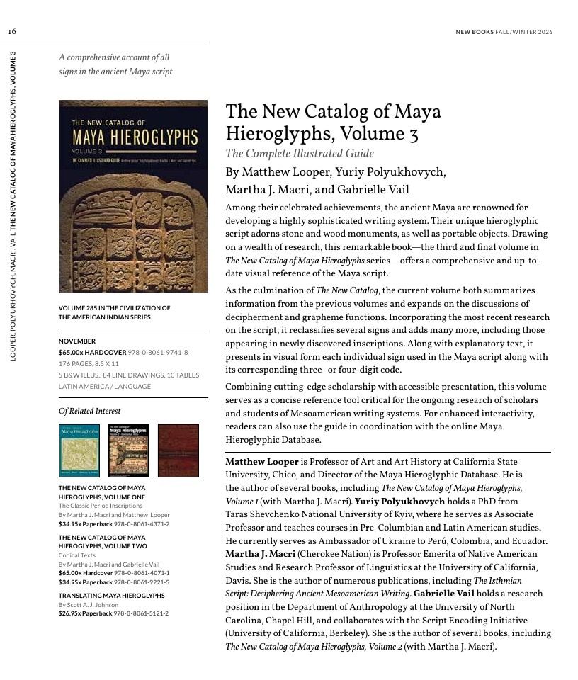 University of Oklahoma Press Fall 2026 Catalog Weekly Ad December 31, 2025 - December 31, 2026