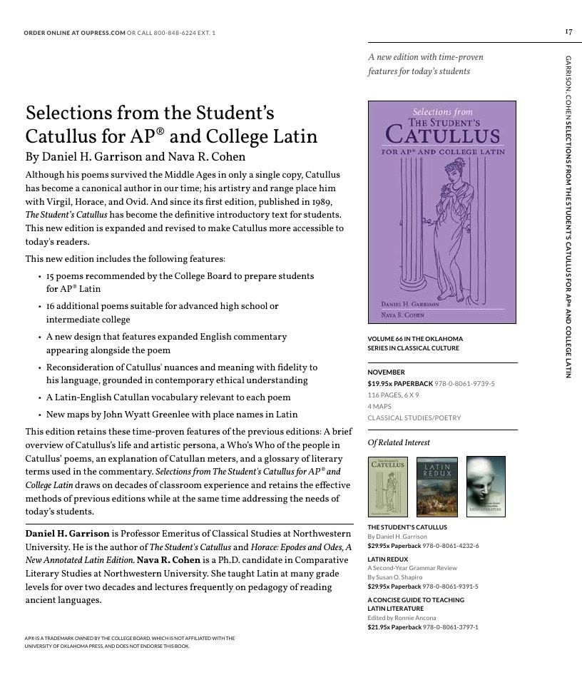 University of Oklahoma Press Fall 2026 Catalog Weekly Ad December 31, 2025 - December 31, 2026