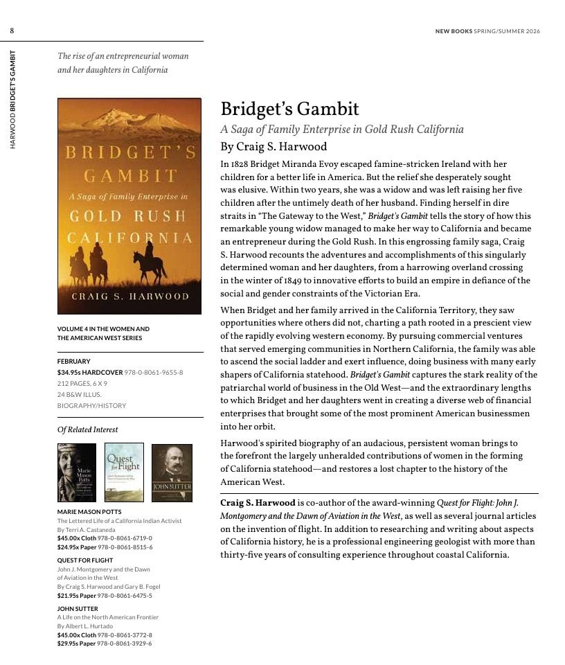 University of Oklahoma Press Spring 2026 Catalog Weekly Ad December 31, 2025 - December 31, 2026