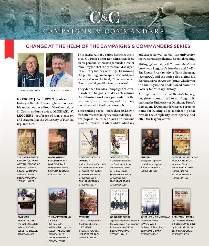 University of Oklahoma Press Spring 2026 Catalog Weekly Ad December 31, 2025 - December 31, 2026