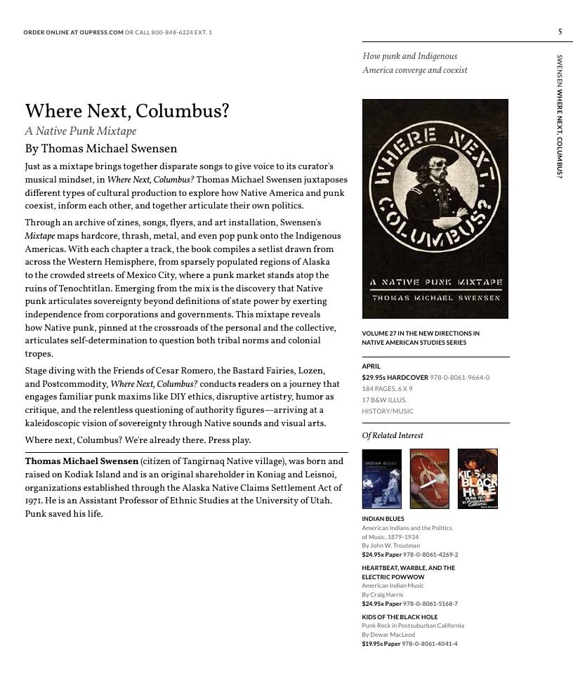 University of Oklahoma Press Spring 2026 Catalog Weekly Ad December 31, 2025 - December 31, 2026