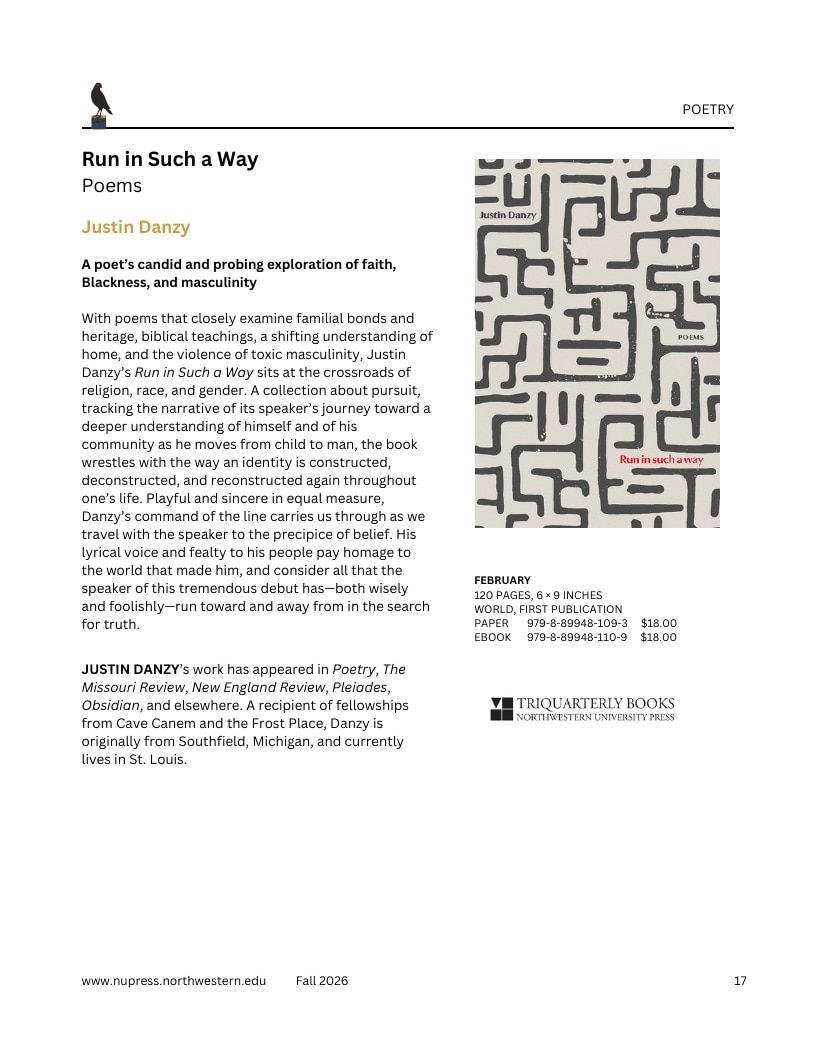 Northwestern University Press Fall 2026 Catalog Weekly Ad December 31, 2025 - December 31, 2026