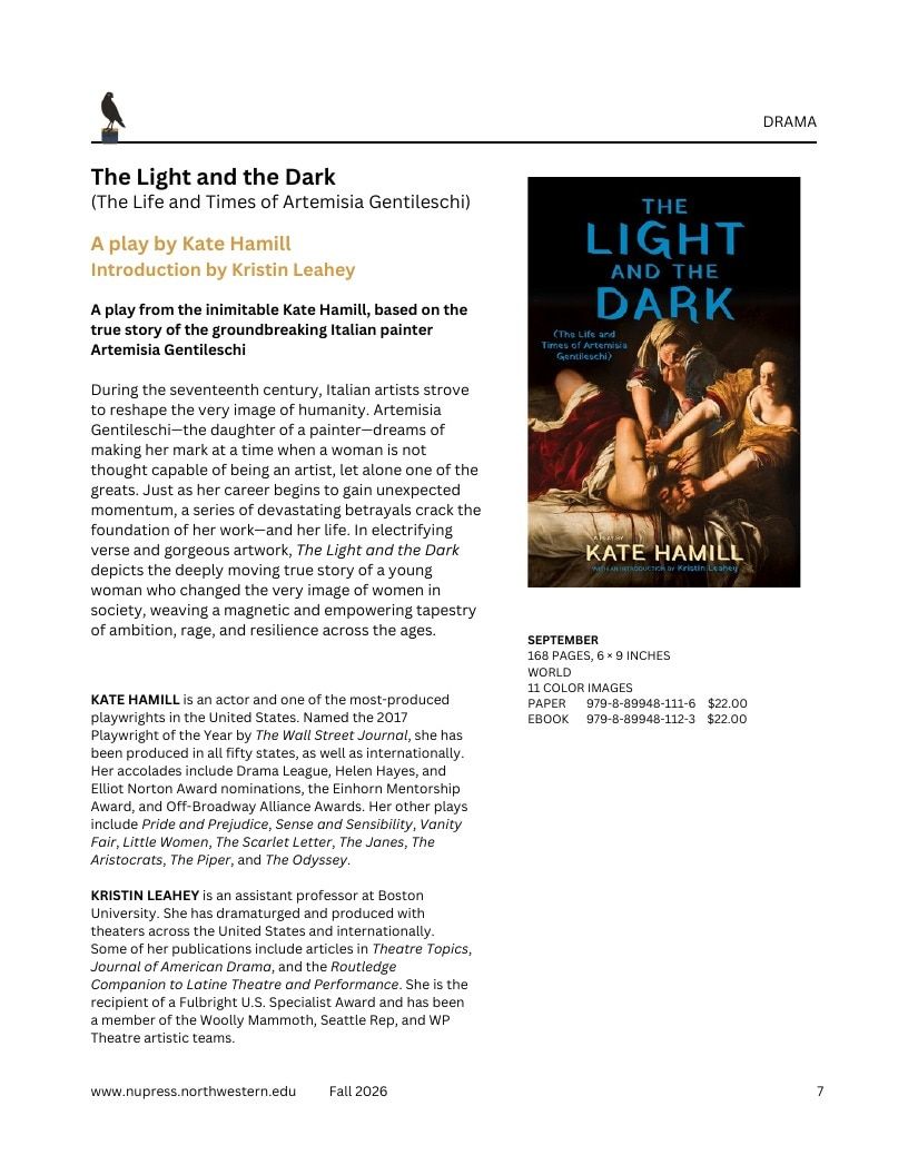 Northwestern University Press Fall 2026 Catalog Weekly Ad December 31, 2025 - December 31, 2026