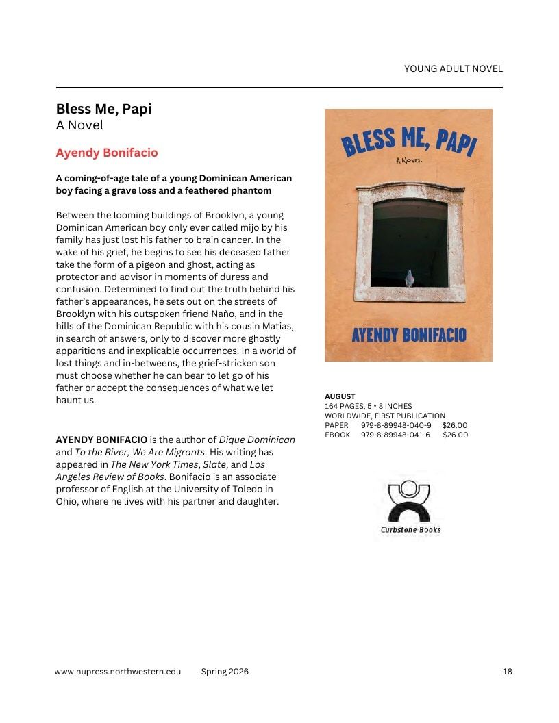 Northwestern University Press Spring 2026 Catalog Weekly Ad December 31, 2025 - December 31, 2026