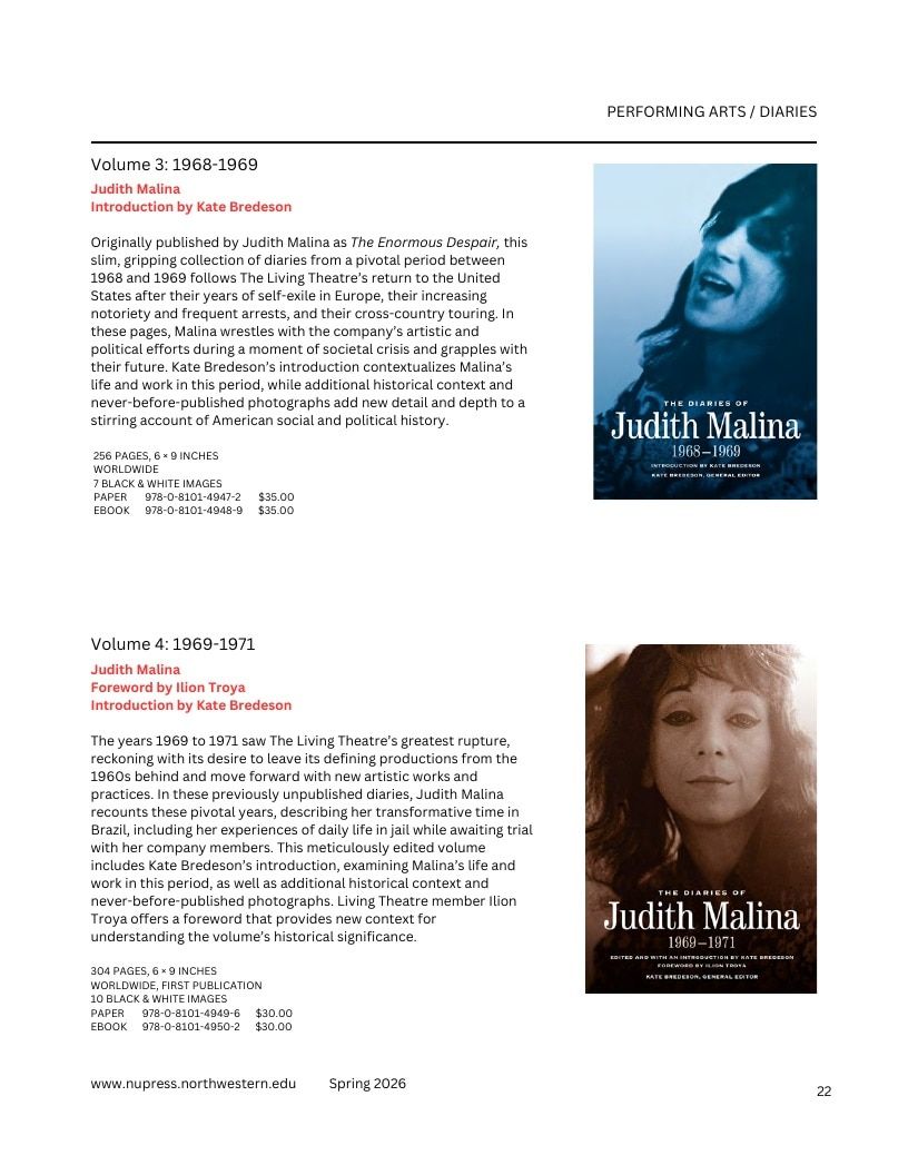 Northwestern University Press Spring 2026 Catalog Weekly Ad December 31, 2025 - December 31, 2026