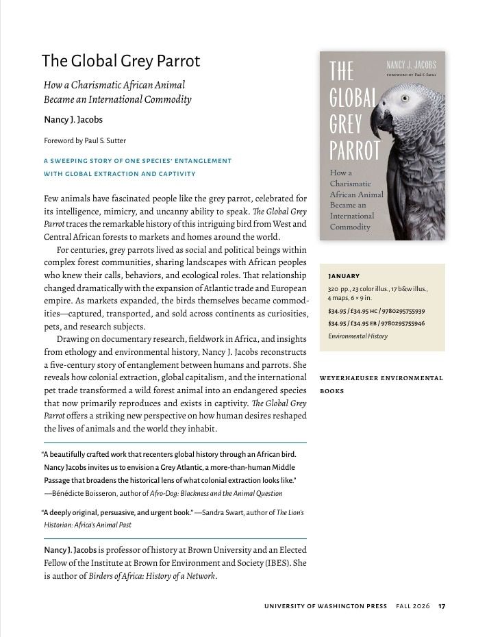 University of Washington Press Fall 2026 Catalog Weekly Ad December 31, 2025 - December 31, 2026