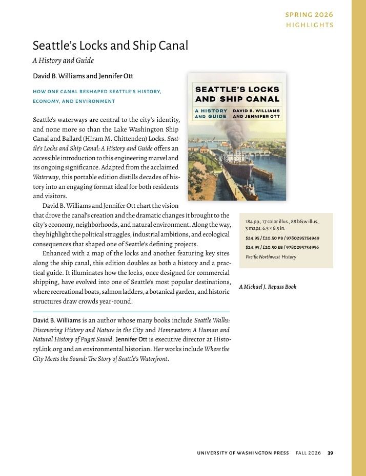 University of Washington Press Fall 2026 Catalog Weekly Ad December 31, 2025 - December 31, 2026