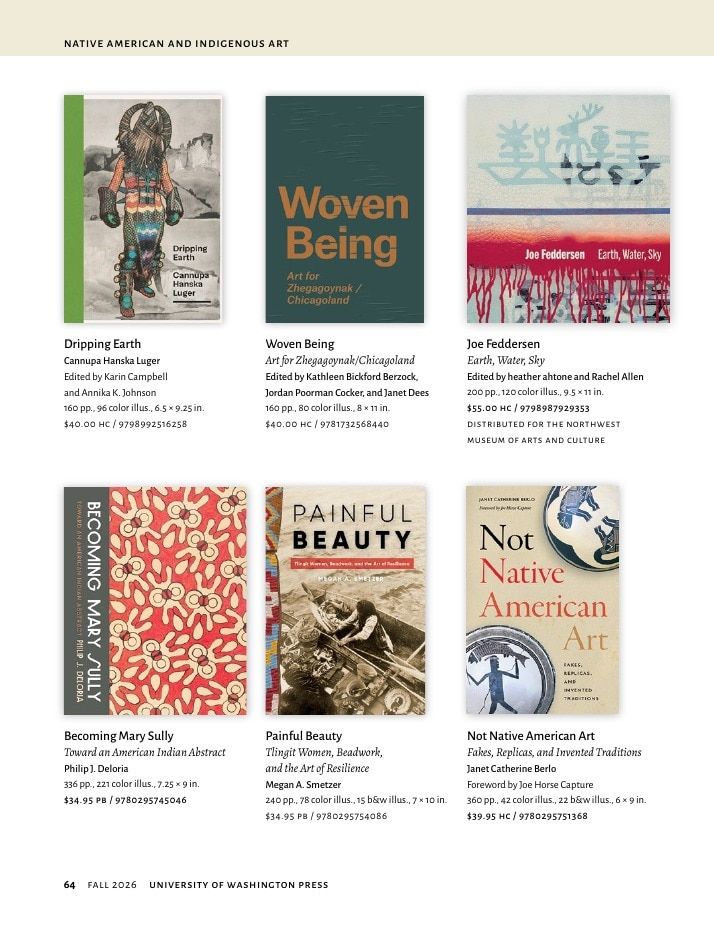 University of Washington Press Fall 2026 Catalog Weekly Ad December 31, 2025 - December 31, 2026