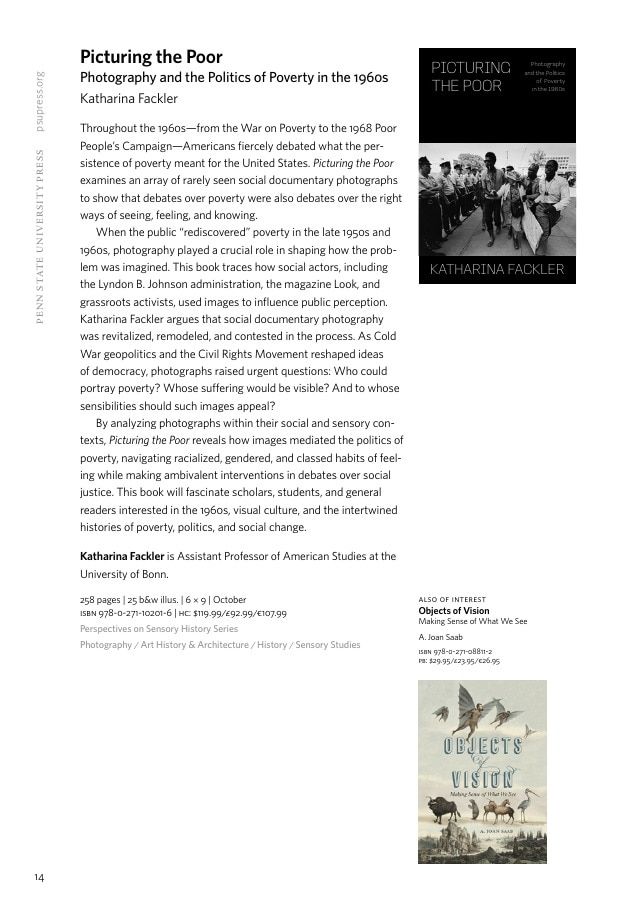 Penn State University Press Fall 2026 Catalog Weekly Ad December 31, 2025 - December 31, 2026