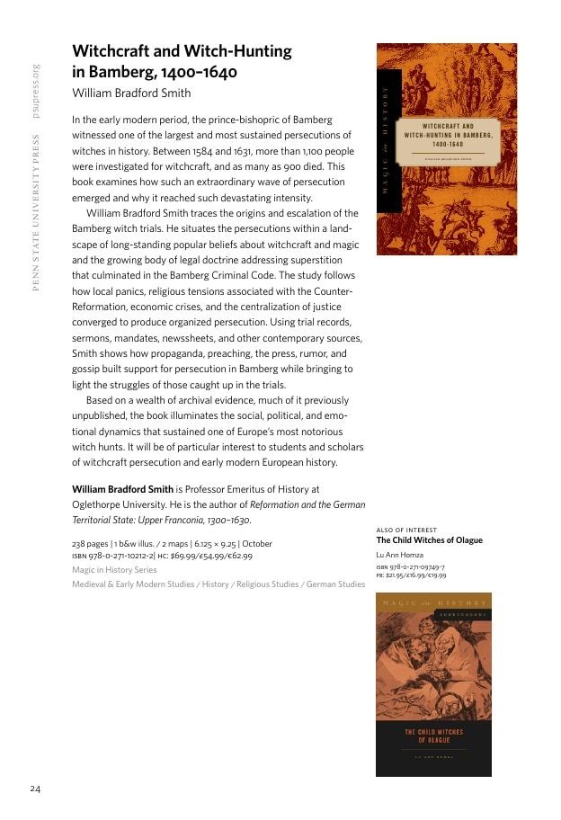 Penn State University Press Fall 2026 Catalog Weekly Ad December 31, 2025 - December 31, 2026