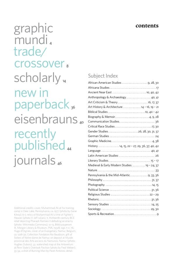 Penn State University Press Fall 2026 Catalog Weekly Ad December 31, 2025 - December 31, 2026