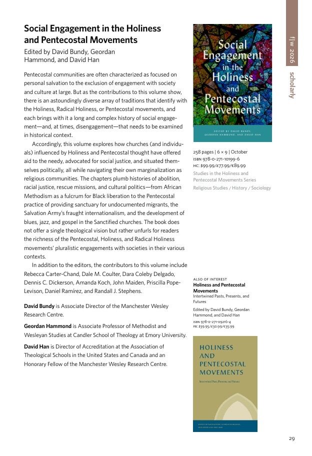 Penn State University Press Fall 2026 Catalog Weekly Ad December 31, 2025 - December 31, 2026