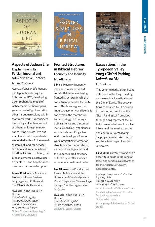 Penn State University Press Fall 2026 Catalog Weekly Ad December 31, 2025 - December 31, 2026