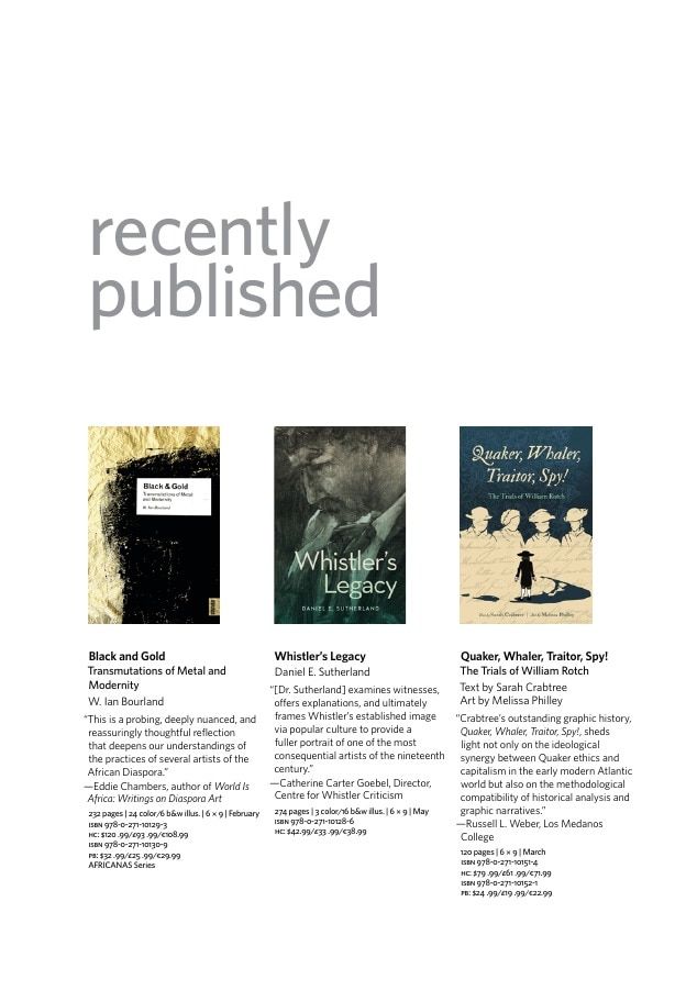 Penn State University Press Fall 2026 Catalog Weekly Ad December 31, 2025 - December 31, 2026