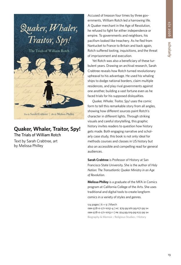 Penn State University Press Spring 2026 Catalog Weekly Ad December 31, 2025 - December 31, 2026