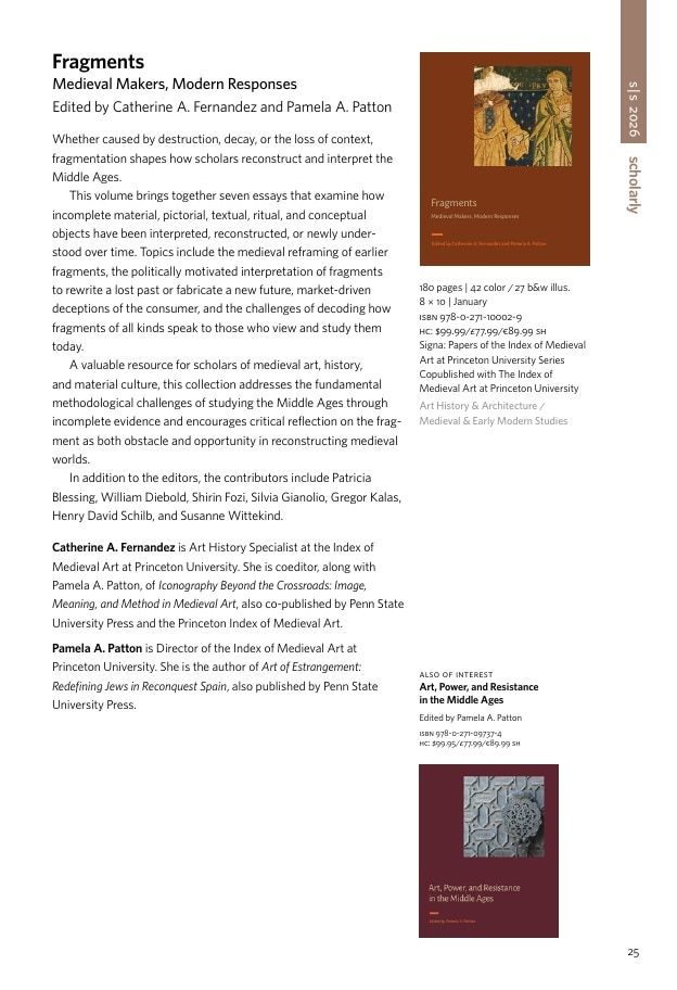 Penn State University Press Spring 2026 Catalog Weekly Ad December 31, 2025 - December 31, 2026