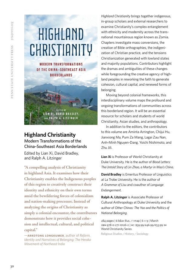 Penn State University Press Spring 2026 Catalog Weekly Ad December 31, 2025 - December 31, 2026
