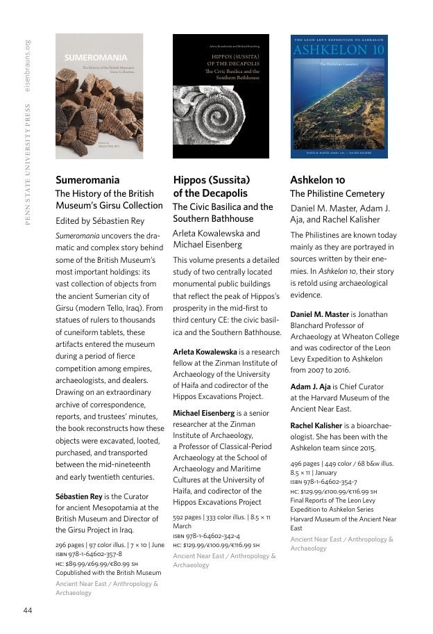 Penn State University Press Spring 2026 Catalog Weekly Ad December 31, 2025 - December 31, 2026