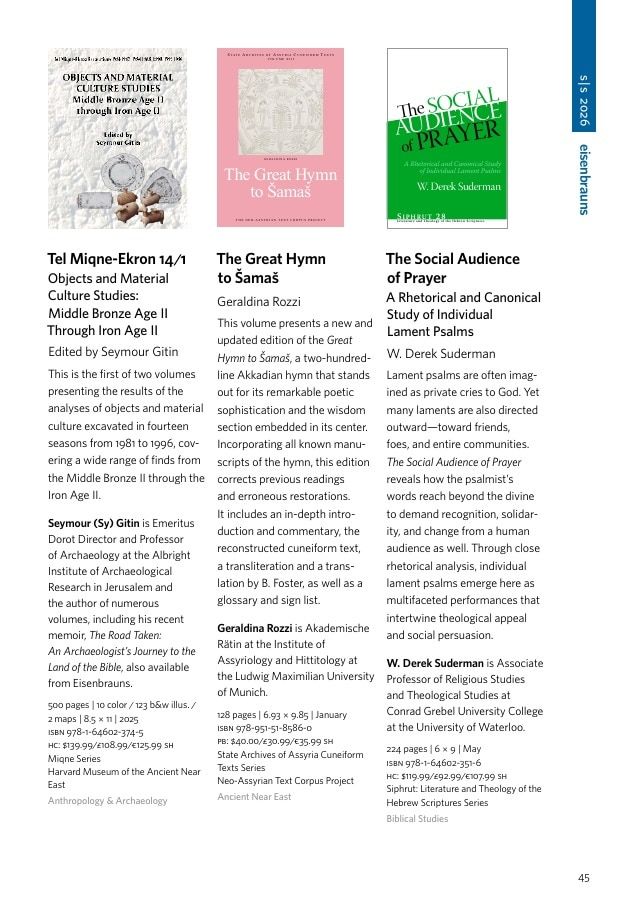 Penn State University Press Spring 2026 Catalog Weekly Ad December 31, 2025 - December 31, 2026