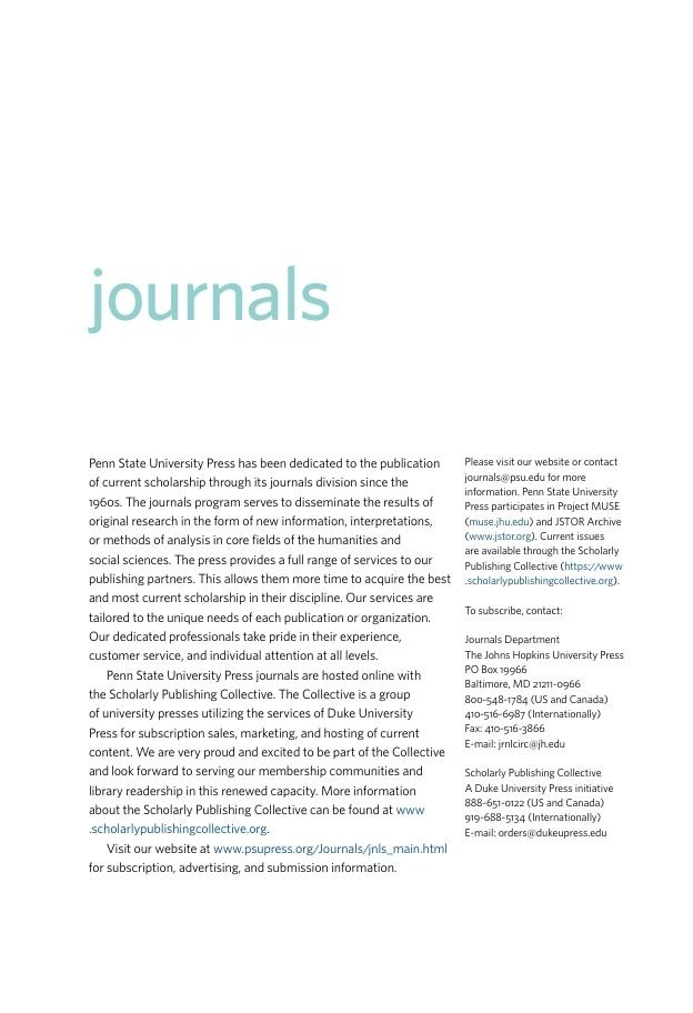 Penn State University Press Spring 2026 Catalog Weekly Ad December 31, 2025 - December 31, 2026
