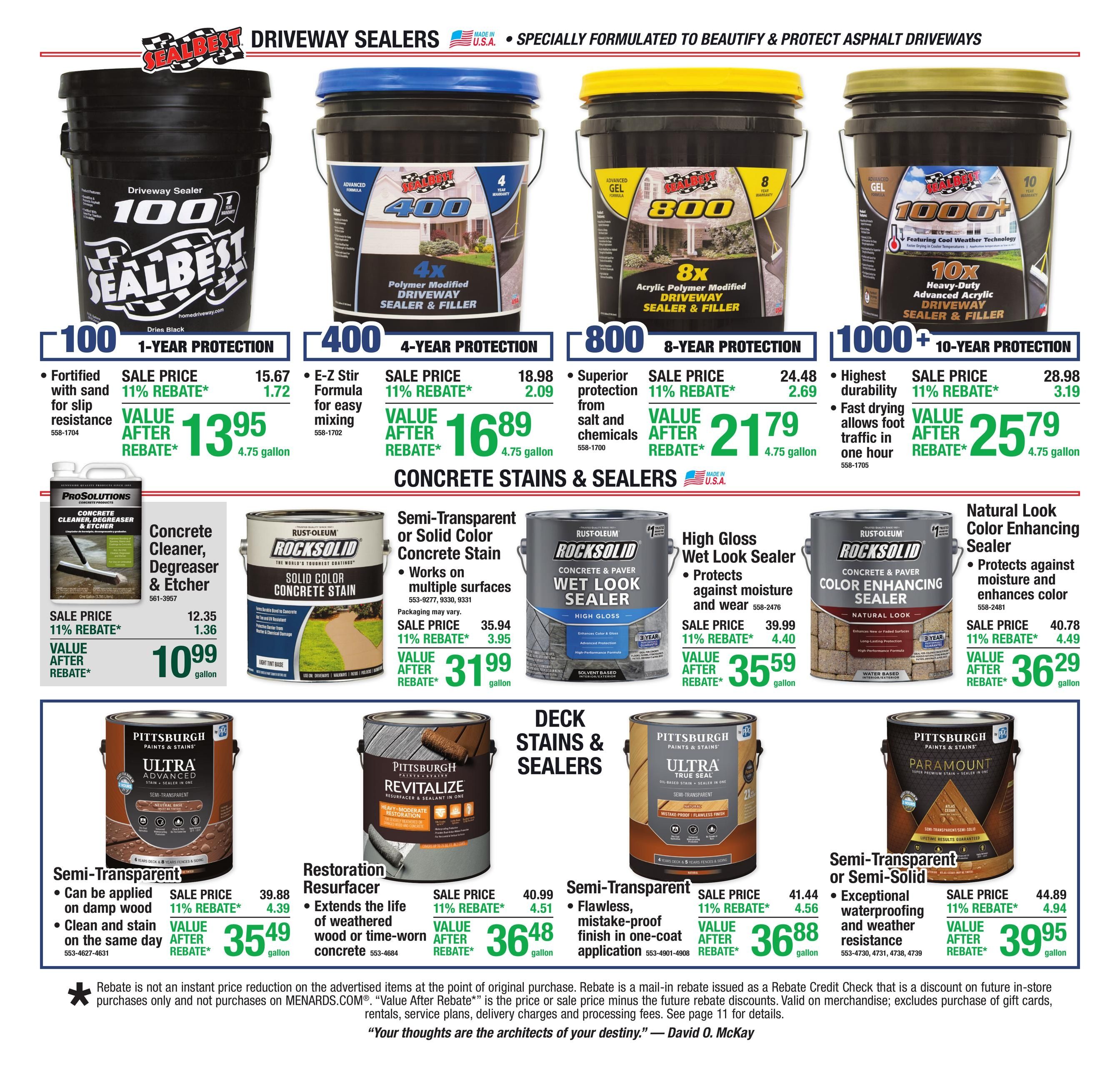 Menards (Buffalo Area, WY) 11% Rebate Sale Weekly Ad August 26 - September 7, 2026