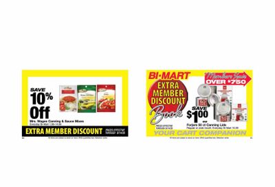 Bi-Mart Weekly Ad August 25 - September 14, 2026