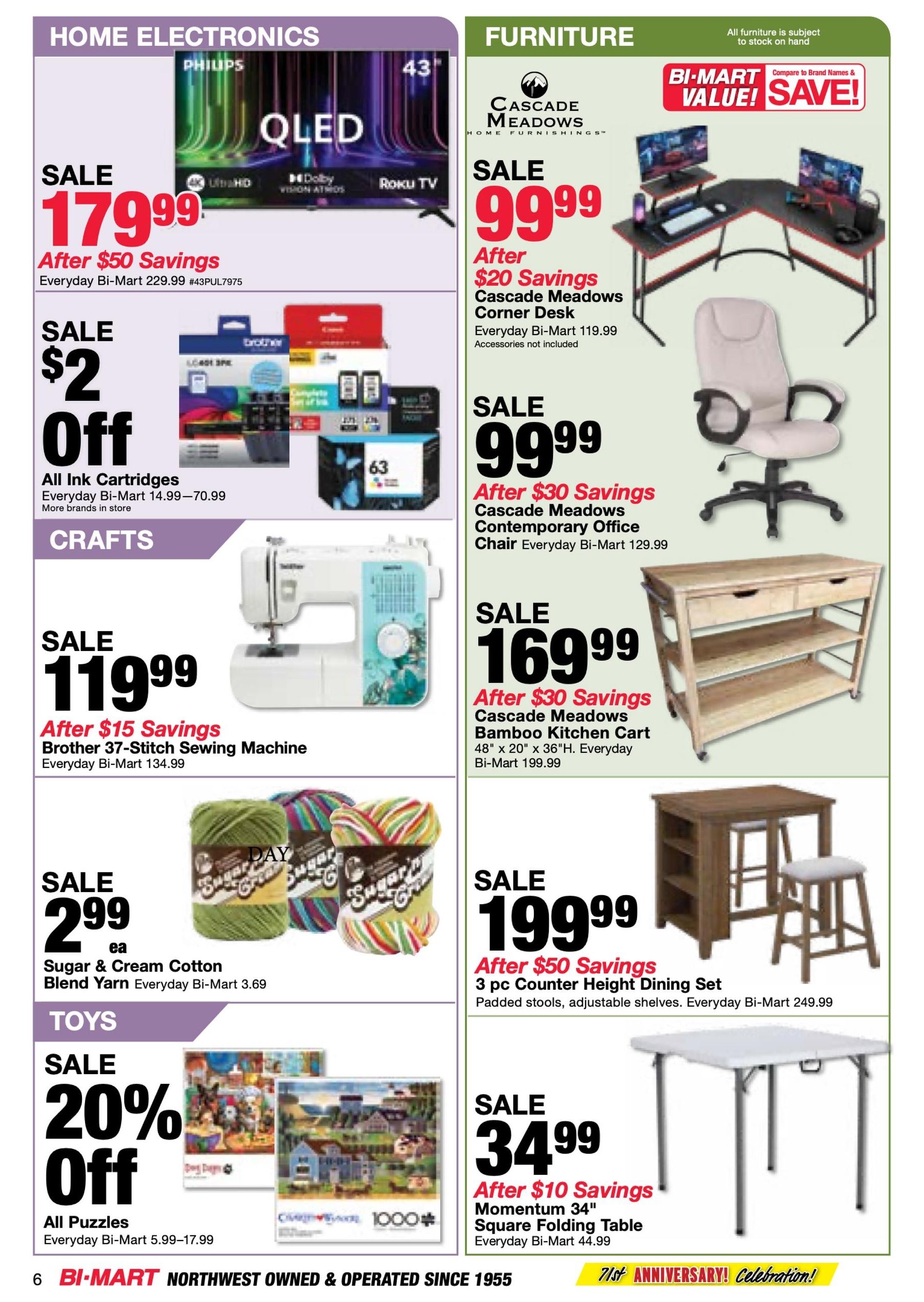 Bi-Mart Weekly Ad August 25 - September 14, 2026