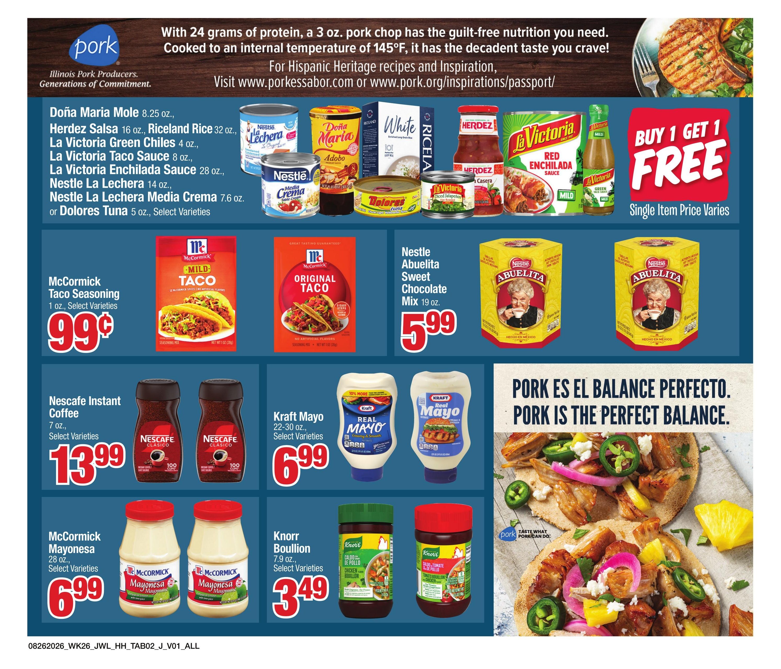 Jewel-Osco Specialty Publication Weekly Ad August 26 - October 13, 2026