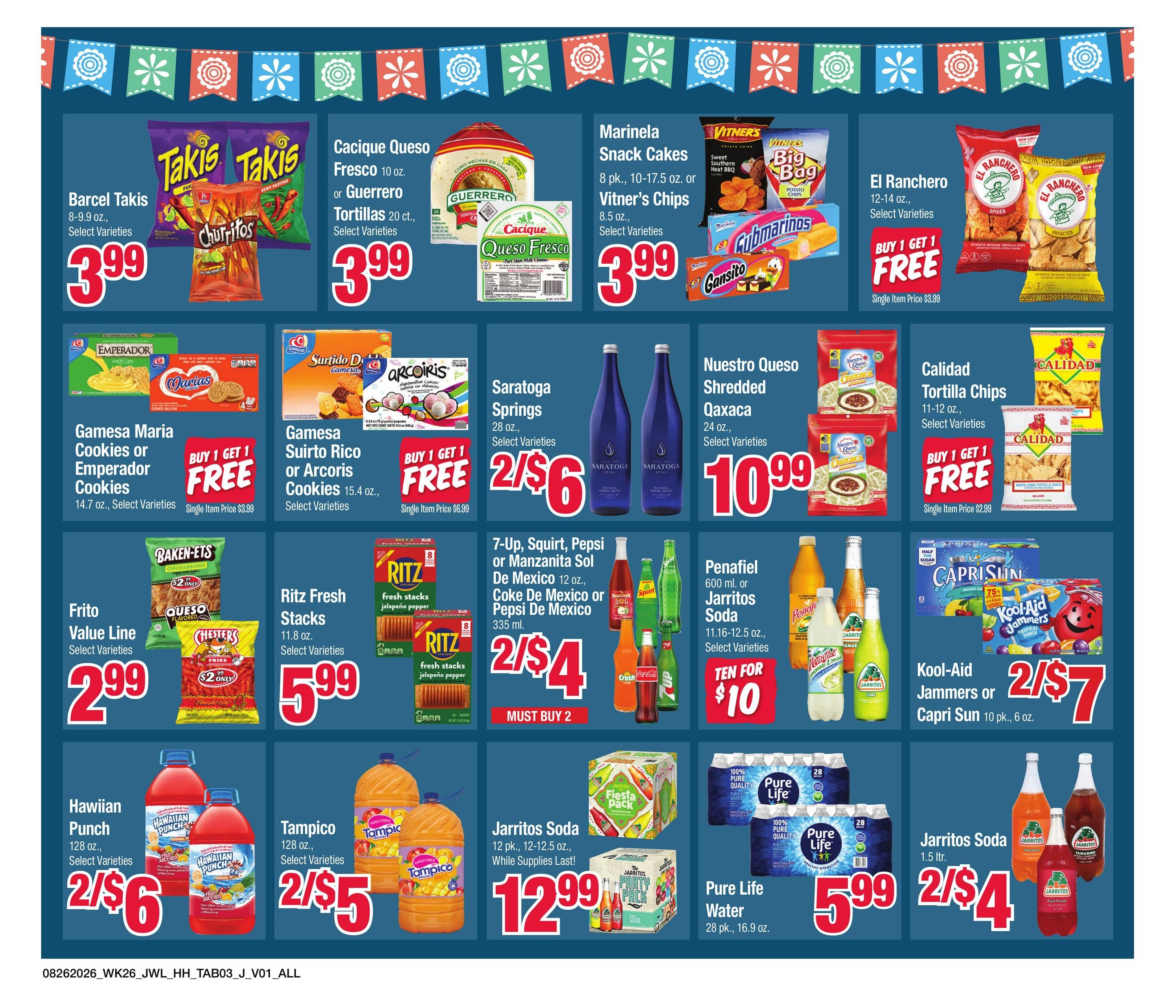 Jewel-Osco Specialty Publication Weekly Ad August 26 - October 13, 2026