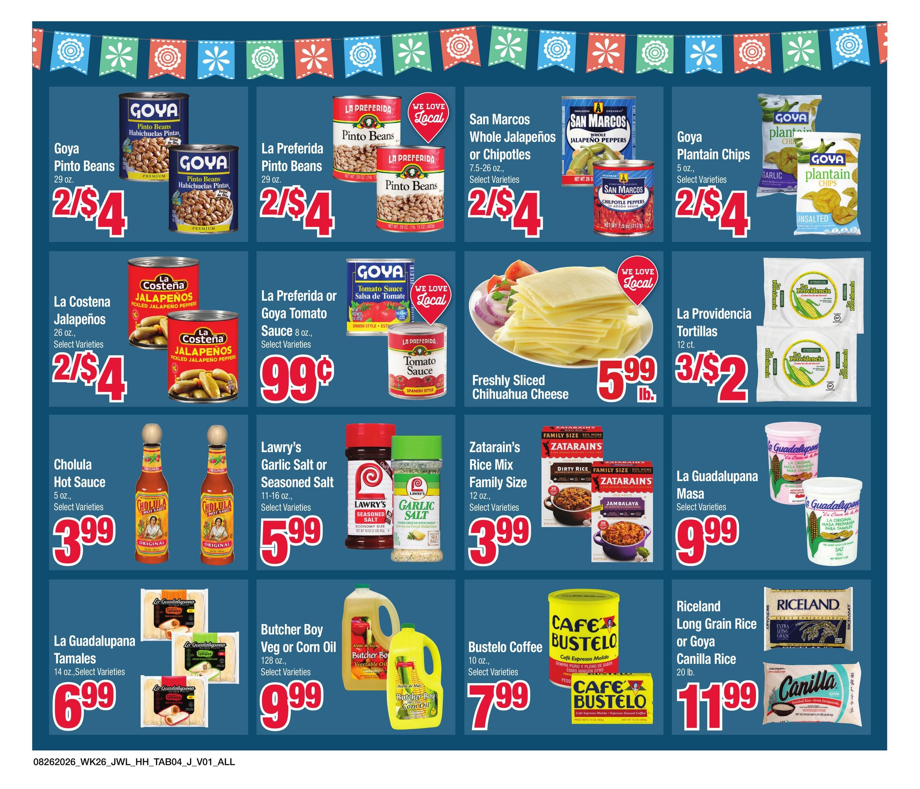 Jewel-Osco Specialty Publication Weekly Ad August 26 - October 13, 2026