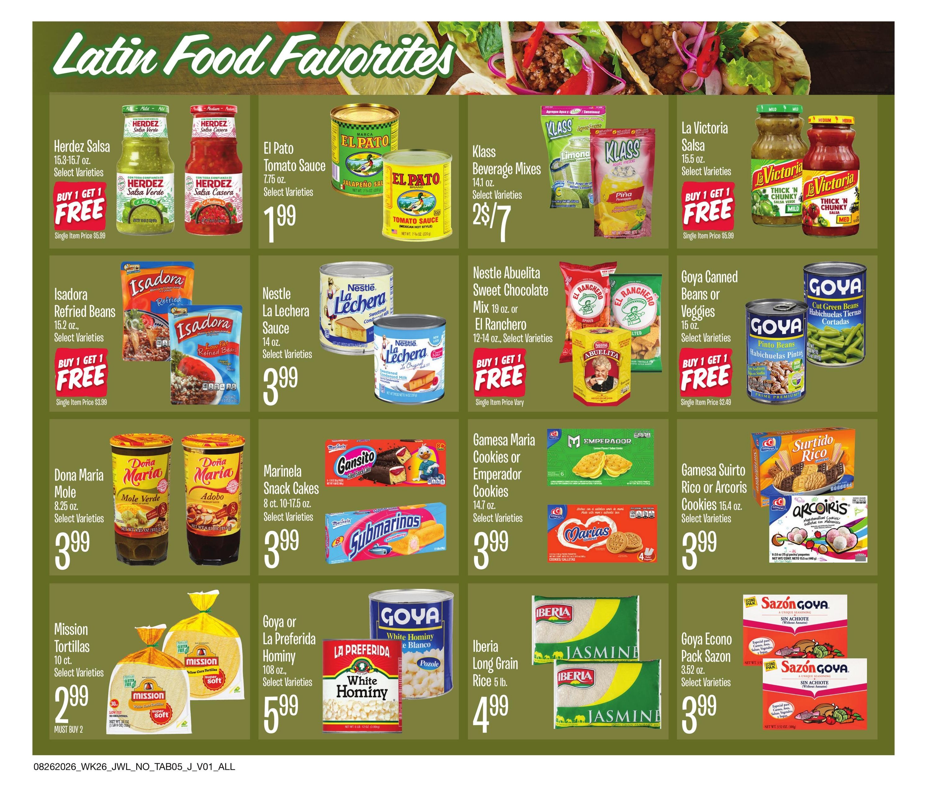 Jewel-Osco (IL, IN) Organics Guide Weekly Ad August 26 - September 15, 2026