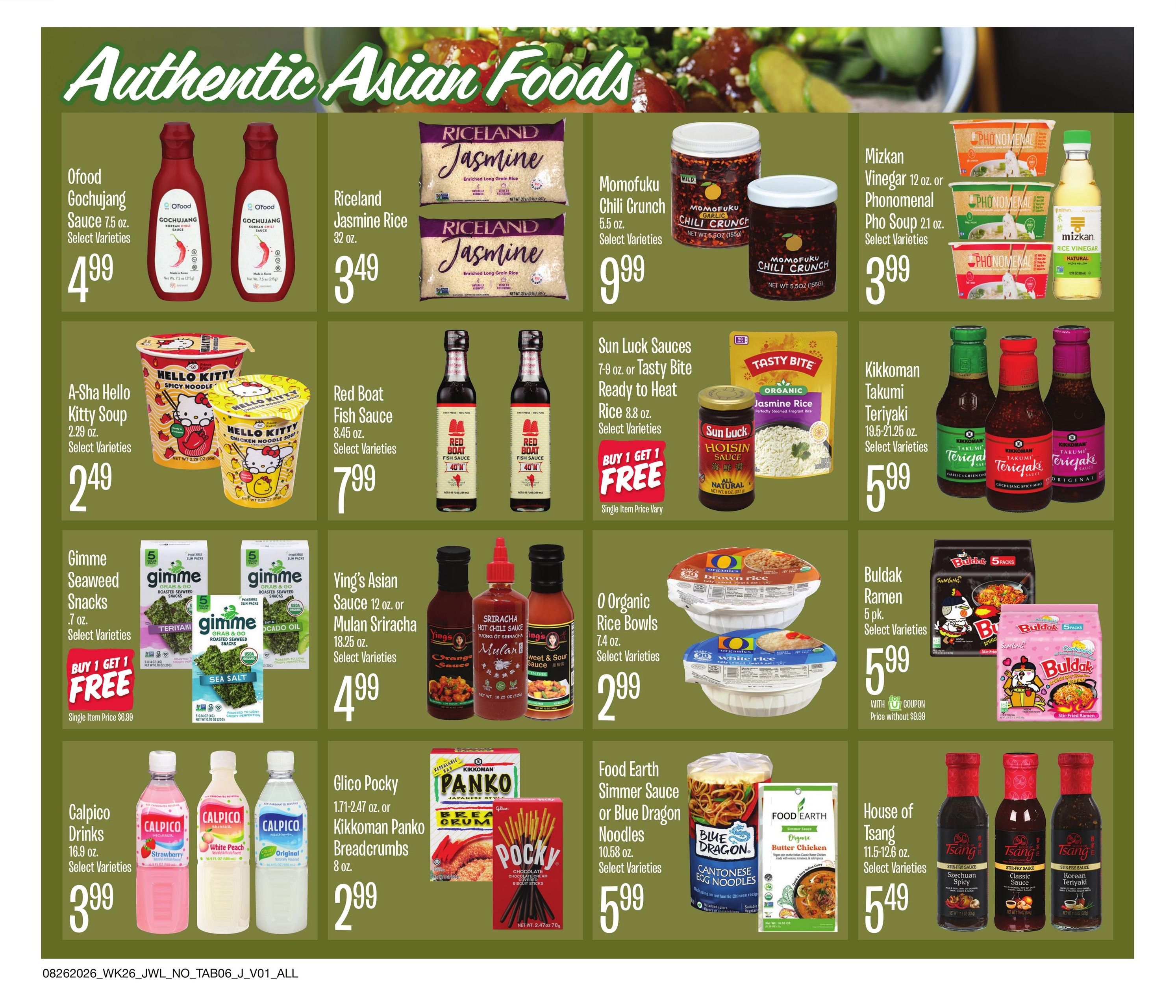 Jewel-Osco (IL, IN) Organics Guide Weekly Ad August 26 - September 15, 2026