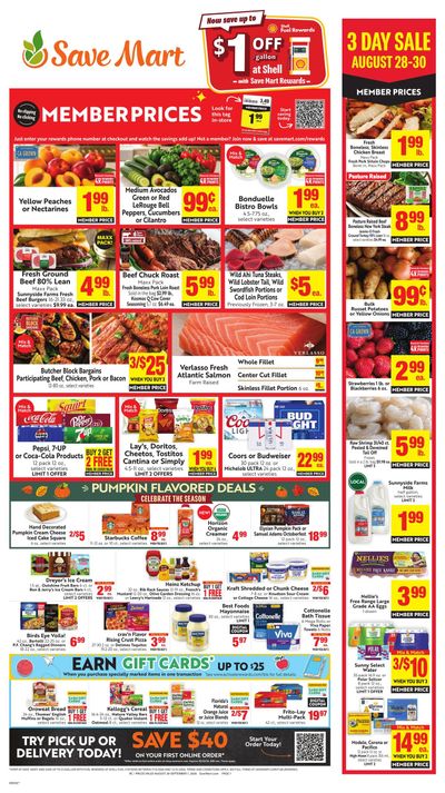 Save Mart Weekly Ad August 26 - September 1, 2026