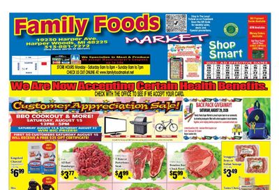Family Foods Market Weekly Ad August 10 - 30, 2026
