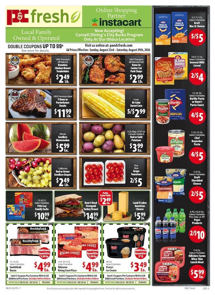 P&C Fresh Markets Weekly Ad August 23 - 29, 2026