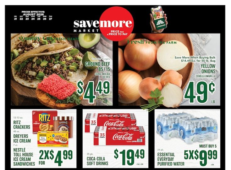 SaveMore Market Taft Weekly Ad August 21 - 27, 2026
