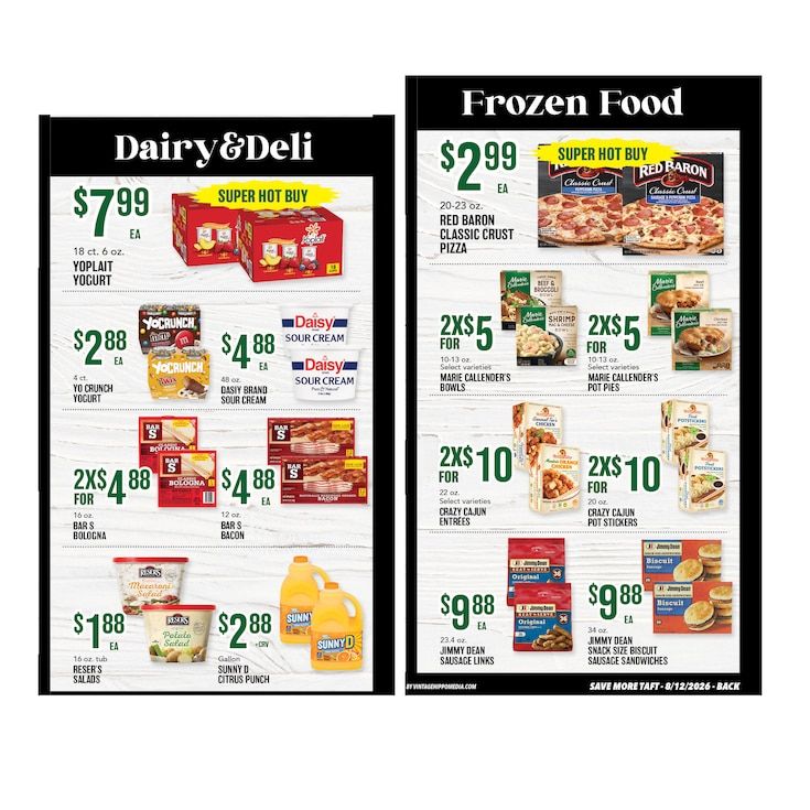 SaveMore Market Taft Weekly Ad August 21 - 27, 2026