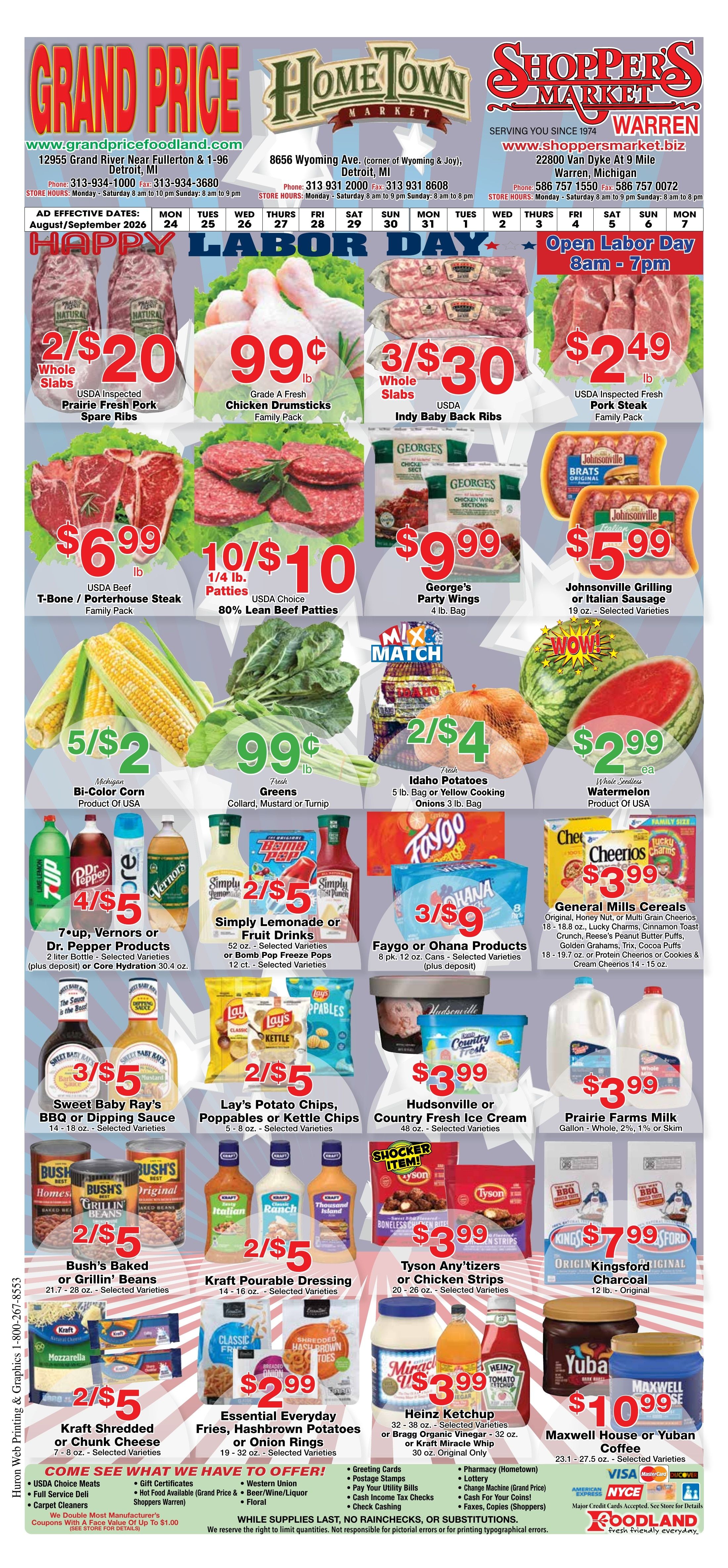 Shoppers Market Weekly Ad August 24 - September 7, 2026