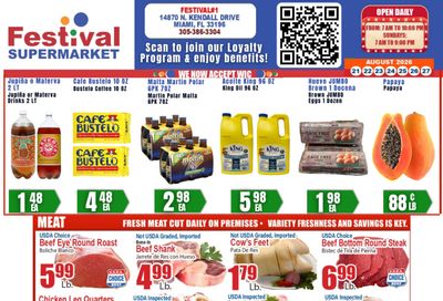 Festival Supermarket Weekly Ad August 21 - 27, 2026