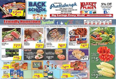 Prattsburgh Marketplace Weekly Ad August 24 - 30, 2026