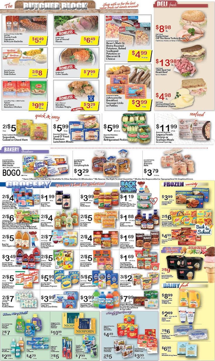 Prattsburgh Marketplace Weekly Ad August 24 - 30, 2026