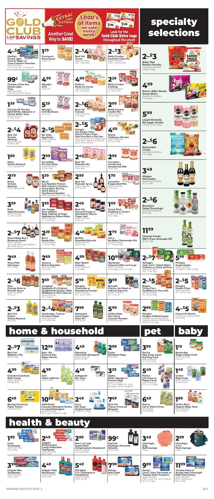 Schneider's Market of Kirkwood Weekly Ad August 20 - 26, 2026