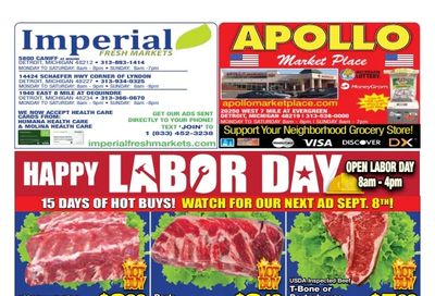 Imperial Fresh Markets (Michigan) Weekly Ad August 17 - September 13, 2026