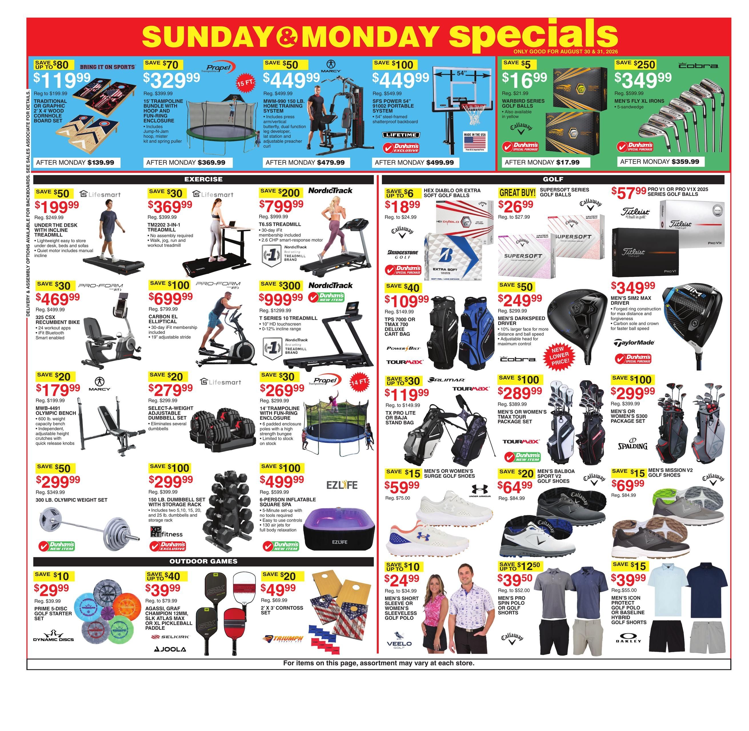 Dunham's Sports (Anniston Area, AL) Weekly Ad August 29 - September 3, 2026