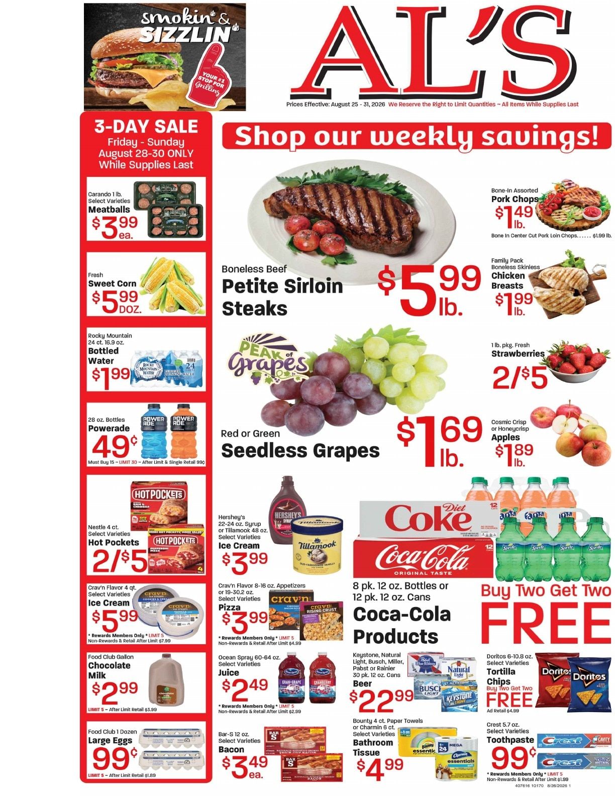 Al's Foodtown Weekly Ad August 25 - 31, 2026