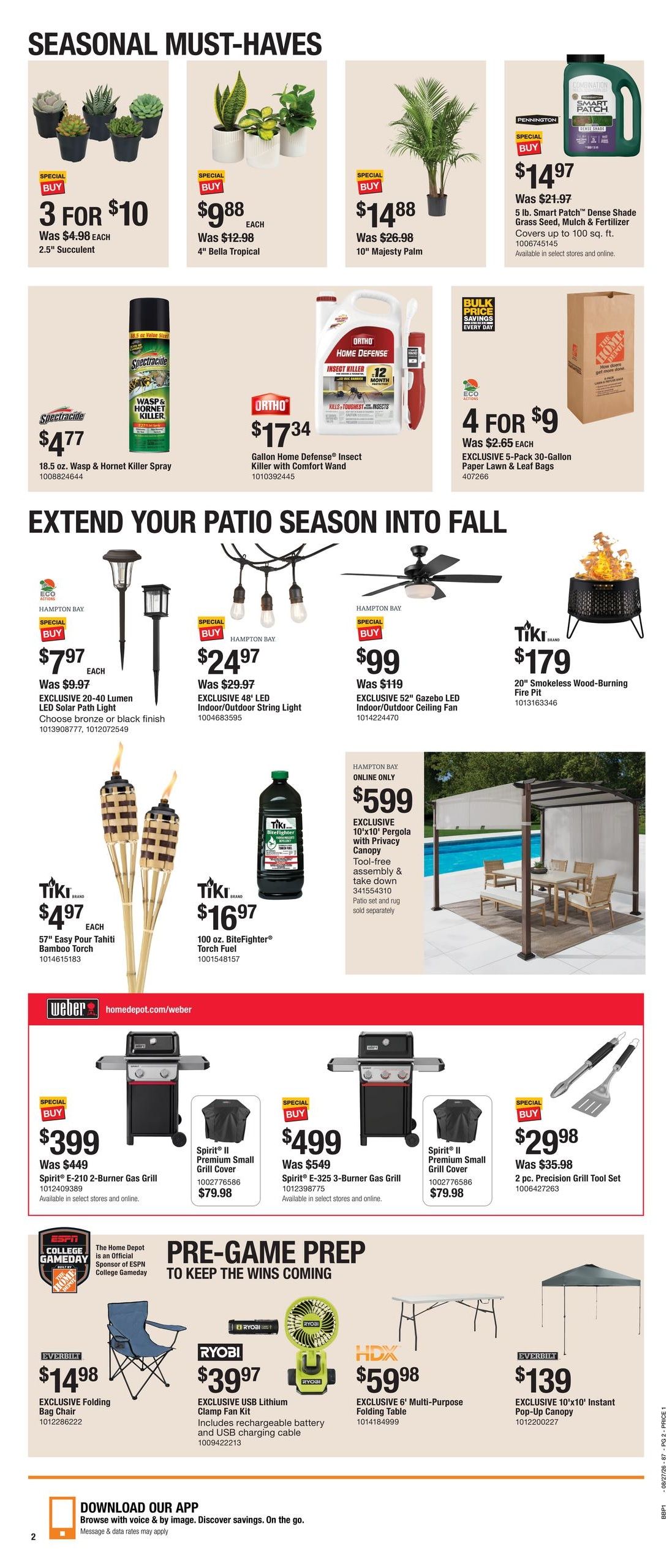 Home Depot (Albuquerque Area, NM) Labor Day Savings Weekly Ad August 27 - September 9, 2026