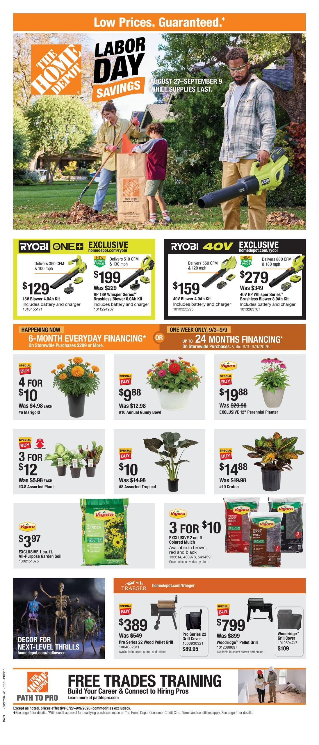 Home Depot (AK) Labor Day Savings Weekly Ad August 27 - September 9, 2026