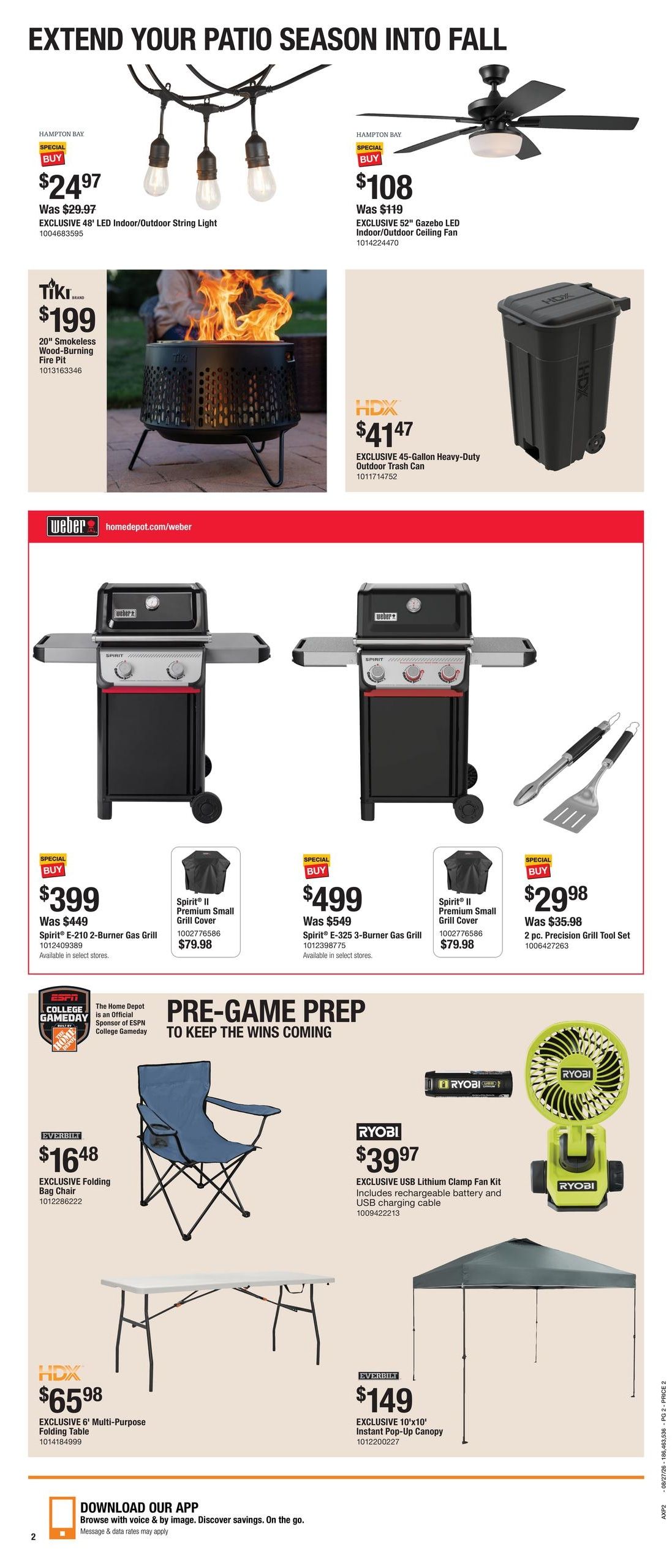 Home Depot (AK) Labor Day Savings Weekly Ad August 27 - September 9, 2026